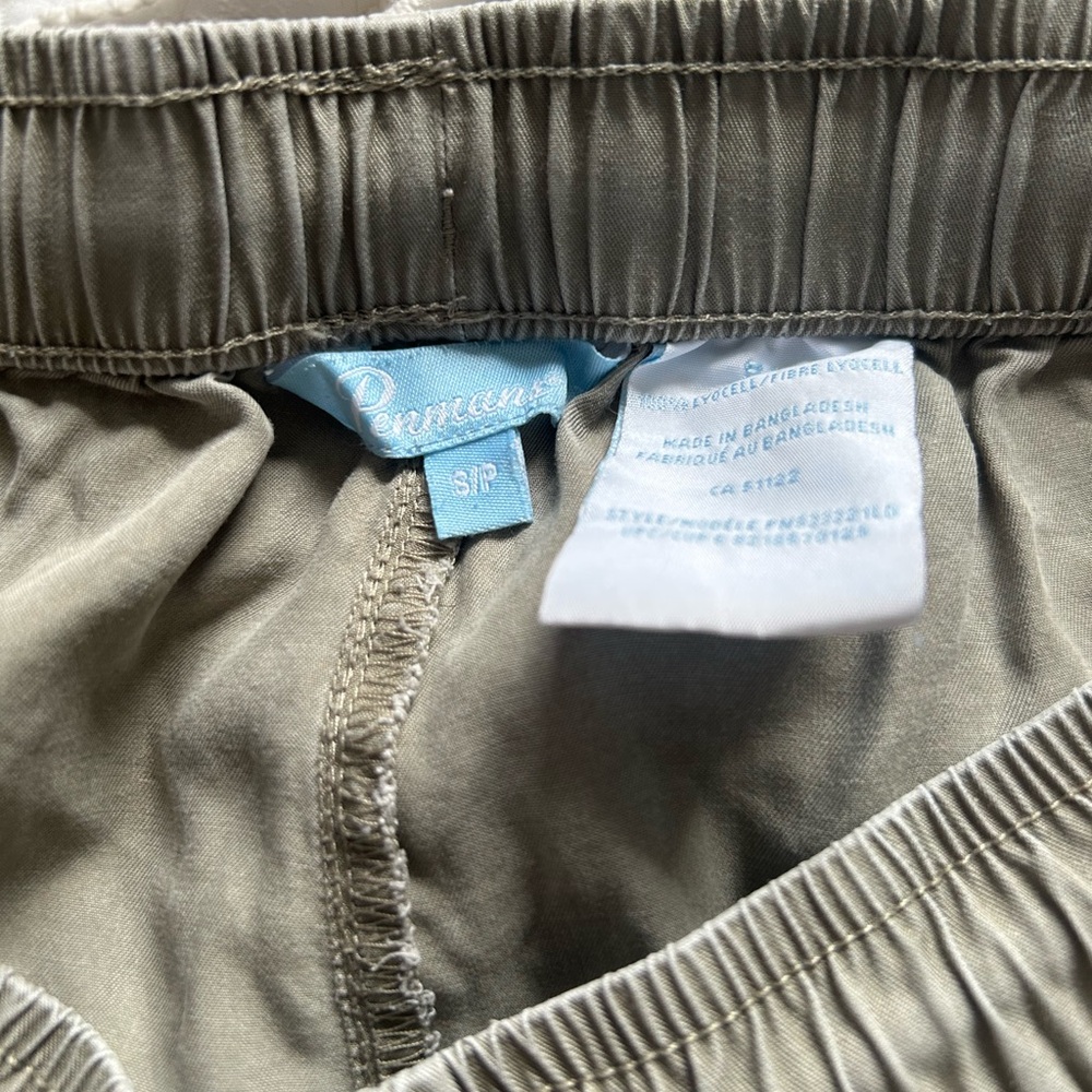 Panmans Casual Green Drawstring Pants - Picture 2 of 3